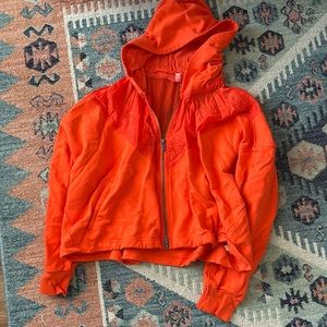 Mixed material free people movement jacket M